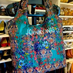Authentic Johnny Was Nylon Tote Bag